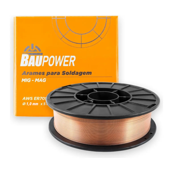 ARAME MIG/MAG 1.0 MM, CP-CP, 15 KG, ER70S-6 KG COM 15 KG