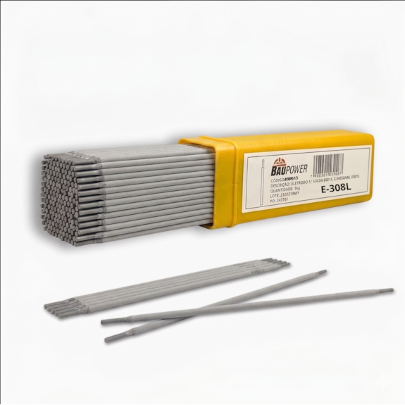 ELETRODO P/ SOLDA 5KG, 3.2X350MM, INOX, E308L KG COM 5 KG