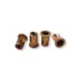 PORCA REBITE BPW, PLANO, SERRILHADO, ABERTO, M4 X 10,5 MM CX COM 500 PC