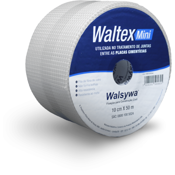 WALTEX MINI, 4X4 MM, 160 G/M2 - 10CM X 50M UN COM 1 PC